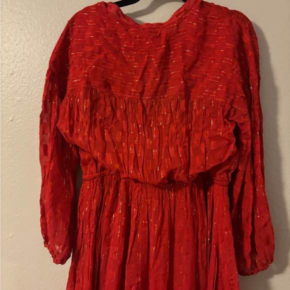 Anthropologie Allene Shimmer Maxi Dress Size L - Picture 7 of 11